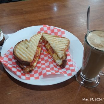 La Novita Bakery - Mini cheese cake, breakfast sandwich & a medium latte on March 30/24 - $13.58 with taxes. - Bakeries Near Me - Mississauga, Ontario La Novita Bakery - Mini cheese cake, breakfast sandwich & a medium latte on March 30/24 - $13.58 with taxes. - Bakeries Near Me - Mississauga, Ontario
