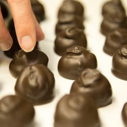 Baxley's Chocolates - Our own version of the Malted Milk Ball ready for tasting.