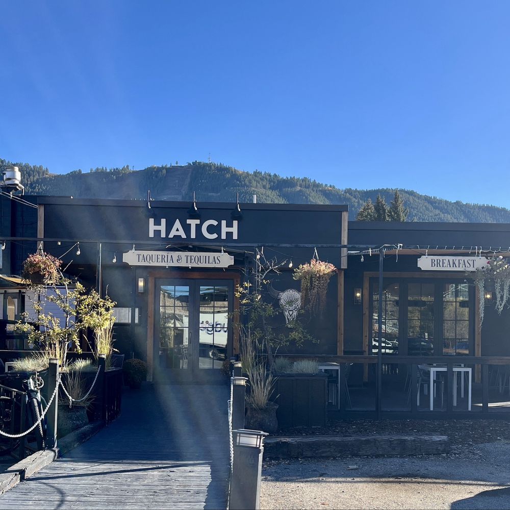 Hatch Taqueria and Tequilas - Walking up to Hatch for dinner. - Mexican Near Me - Jackson, Wyoming