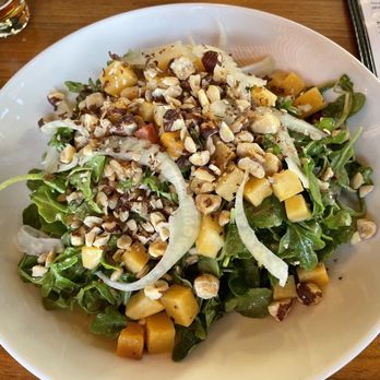 La Crosse Distilling Co. - Harvest salad (made vegan by omitting the feta) - Distilleries Near Me - La Crosse, Wisconsin La Crosse Distilling Co. - Harvest salad (made vegan by omitting the feta) - Distilleries Near Me - La Crosse, Wisconsin