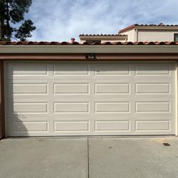 Enterprise Garage Doors - Raised Long Panel Almond