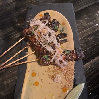 Dija Mara - Pork Belly Skewers - Indonesian Near Me - Oceanside, California Dija Mara - Pork Belly Skewers - Indonesian Near Me - Oceanside, California