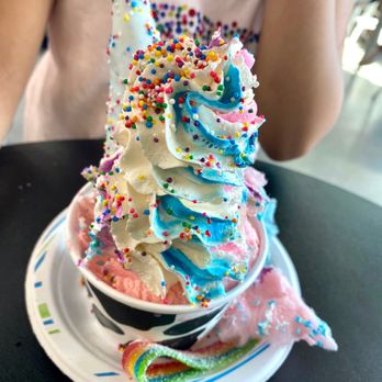 The Yard Milkshake Bar - Rainbow sundae - Ice Cream & Frozen Yogurt Near Me - Vancouver, Washington