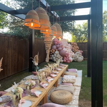 Trophy Blooms - Tablescape with florals - Florists Near Me - Southlake, Texas