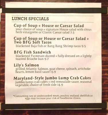 Menu photo 8 Bonefish Grill Belleair Bluffs, FL
