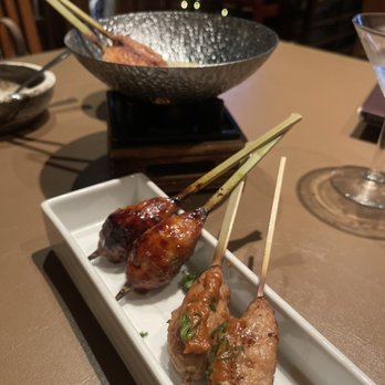 Tsukuneya Robata Grill - Teriyaki and wasabi chicken skewers - Izakaya Near Me - Honolulu, Hawaii Tsukuneya Robata Grill - Teriyaki and wasabi chicken skewers - Izakaya Near Me - Honolulu, Hawaii