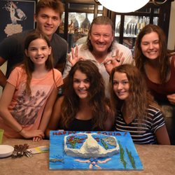 Dave Ochs' Aqua Safari Adventures, Inc. - Dave joined us for my daughter's birthday scuba cake. That's him center back row with his students!