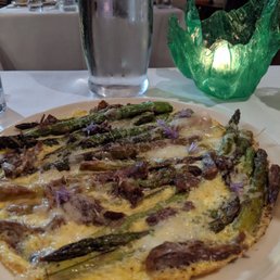Asparagus duck frittata
