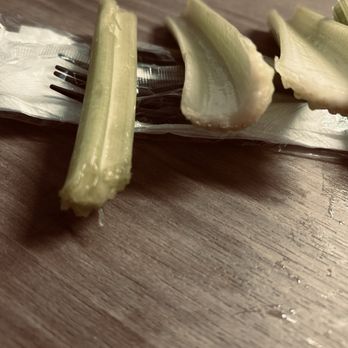 Buffalo Wild Wings - The celery sticks that were not edible and slimy. They were old and way past due. - Chicken Wings Near Me - Meridian, Mississippi