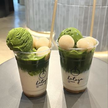 Hatoya - midori matcha with matcha ice cream and shiratama rice balls - Coffee & Tea Near Me - Las Vegas, Nevada