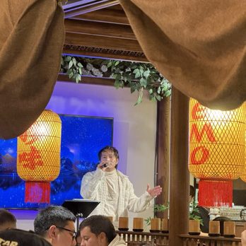 Little Skewer - live singer who came out and sang a Chinese song - Chinese Near Me - Fremont, California