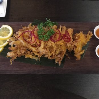 Chiang Mai - Squash fritters. Very crispy, but overly battered and too oily. - Thai Near Me - Toronto, Ontario Chiang Mai - Squash fritters. Very crispy, but overly battered and too oily. - Thai Near Me - Toronto, Ontario