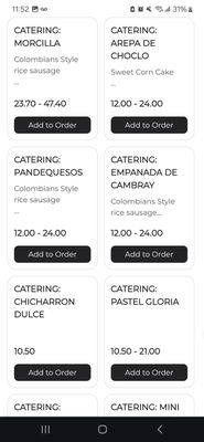 Menu photo 4 Noches de Colombia Montclair, NJ Menu photo 4 Noches de Colombia Montclair, NJ