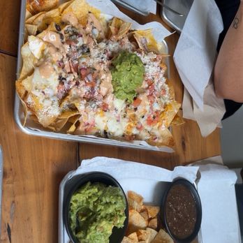 Mucho Aloha Brewhouse - Chips and dip, nachos, and street corn dip. - Brewpubs Near Me - Koloa, Hawaii Mucho Aloha Brewhouse - Chips and dip, nachos, and street corn dip. - Brewpubs Near Me - Koloa, Hawaii