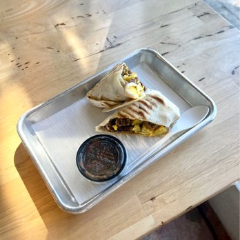 Brass Horn Coffee Roasters - Breakfast burrito, housemade salsa - Coffee Roasteries Near Me - Murfreesboro, Tennessee