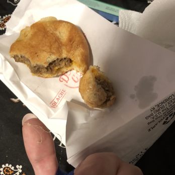 Dos Gatos Kolache Bakery - Hair on my thumb from the kolache - Bakeries Near Me - San Marcos, Texas