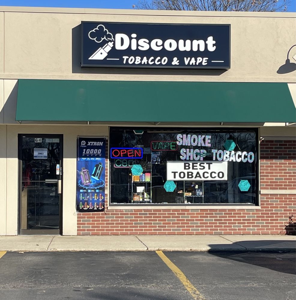 DISCOUNT TOBACCO & VAPE Updated August 2024 10 Photos 64 E Lake St, Addison, Illinois