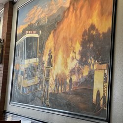 What a beautiful painting, makes me want to enlist as a firefighter ‍