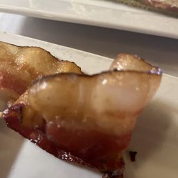 Raw bacon Raw bacon