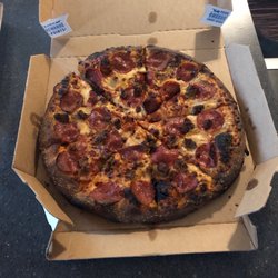 Domino's Pizza - Burnt pizza