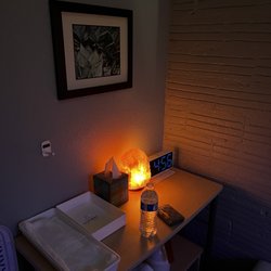 Lumen Optimal Wellness - They provide you with several towels and water as well as a cooling towel to wipe off when you exit the sauna at the end of your session.