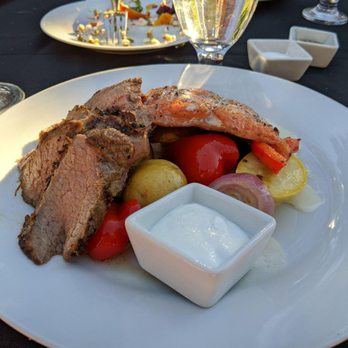 Bowtie Catering - Salmon & TriTip with veggies - amazing! - Caterers Near Me - Bend, Oregon Bowtie Catering - Salmon & TriTip with veggies - amazing! - Caterers Near Me - Bend, Oregon