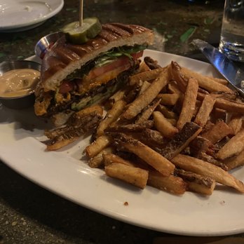 Local 22 Kitchen & Bar - House Black Bean Burger - New American Near Me - Durham, North Carolina