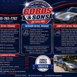 Cobos and Sons Detailing