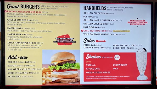 Menu photo 7 Nation's Giant Hamburgers Alameda, CA