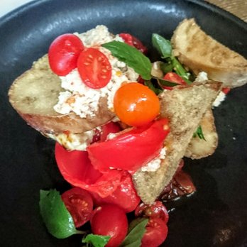 Octavia - Eggplant ($25) – 4 stars. Tasty soft eggplant. Served with bread, tomatoes & cheese. Sun dinner 2016-10-23 - New American Near Me - San Francisco, California Octavia - Eggplant ($25) – 4 stars. Tasty soft eggplant. Served with bread, tomatoes & cheese. Sun dinner 2016-10-23 - New American Near Me - San Francisco, California