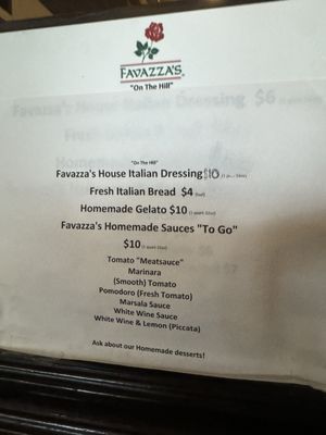 Menu photo 1 Favazzas on the Hill St. Louis, MO Menu photo 1 Favazzas on the Hill St. Louis, MO