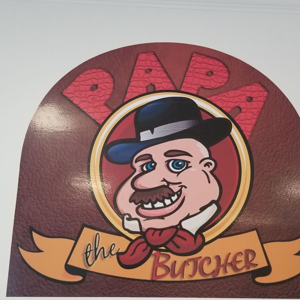 Papa the Butcher - a man with a mustache and top hat - Butcher Near Me - Mansfield, Pennsylvania Papa the Butcher - a man with a mustache and top hat - Butcher Near Me - Mansfield, Pennsylvania