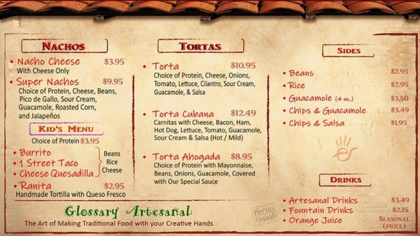 Menu photo 2 Artesanal Grill Concord, CA
