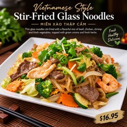 Pho #1 Noodle House - Stir-Fried Glass Noodle