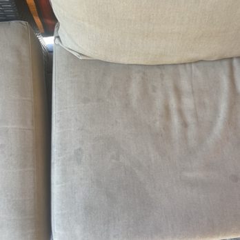 Six Flags Magic Mountain - cabana#2 stains on the pillow covering of the chairs. - Amusement Parks Near Me - Valencia, California