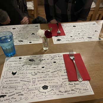 Djan's Thai Restaurant - Table set up - Thai Near Me - Seattle, Washington