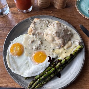 Sage Leaf - Biscuits and Gravy is different from their Incline location but delicious in its own right - New American Near Me - Reno, Nevada
