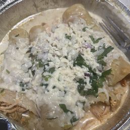 White enchiladas White enchiladas