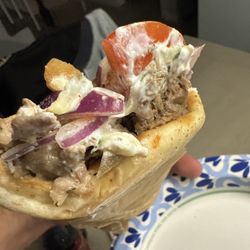 Main Street Gyro - Spicy mustard gyro