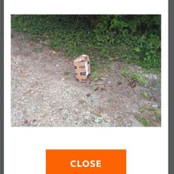 FedEx Ship Center - Fed Ex Order left on the ground by the road.