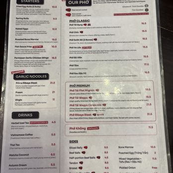 All About Pho - Menu - Vietnamese Near Me - Fullerton, California