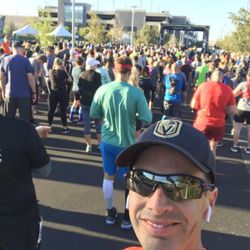 Summerlin Half Marathon - Race time st the starting line