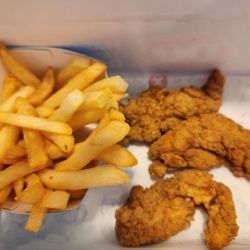 Wendy's - Those 3 piece strips were delicious, but the strips need to be a lot larger.