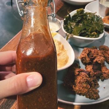 Kin Southern Table + Bar - House hot sauce!!! - Soul Food Near Me - Providence, Rhode Island