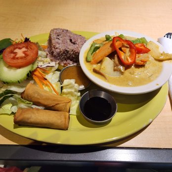 Thai Vegan - Yellow curry, dinner combo. - Vegan Near Me - Albuquerque, New Mexico Thai Vegan - Yellow curry, dinner combo. - Vegan Near Me - Albuquerque, New Mexico