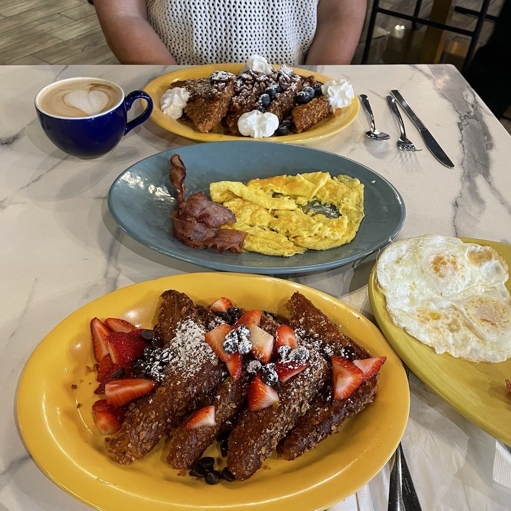 Haven Haus Cafe - French Toast combos and a delicious hazelnut latte. Heavenly! - Breakfast & Brunch Near Me - Temecula, California