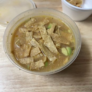 El Rey Taqueria - Chicken tortilla soup - Cuban Near Me - Houston, Texas