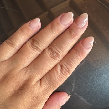 XOXO Nail Bar - These are my nails. Mia used builder gel. I showed her the shape and did just that - Nail Salons Near Me - Irvine, California XOXO Nail Bar - These are my nails. Mia used builder gel. I showed her the shape and did just that - Nail Salons Near Me - Irvine, California