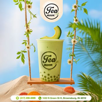 Tea Moon - Swing into Refreshment with Tea Moon! 

Indulge in the creamy smoothness of our Avocado Signature Gogo Ice --it's like a hug in a cup! - Bubble Tea Near Me - Brownsburg, Indiana