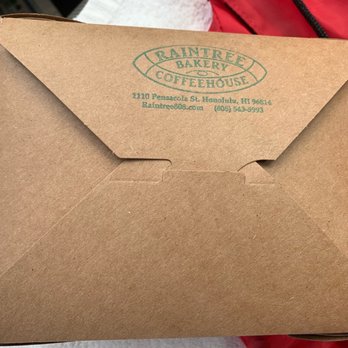 Raintree Bakery Coffeehouse - Eco friendly box - Bakeries Near Me - Honolulu, Hawaii Raintree Bakery Coffeehouse - Eco friendly box - Bakeries Near Me - Honolulu, Hawaii